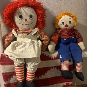Vintage Raggedy Ann & Andy doll